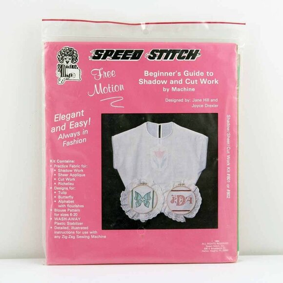 Shadow and Cut Work Kit, Beginner's Guide, DIY Shadow, Sheer, Cut Work, Blouse - Picture 1 of 3